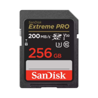 SanDisk Extreme PRO SDXC V30 256 GB Produktfoto 2