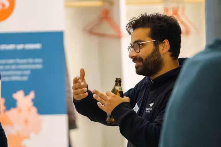 Behind-the-scenes Aufnahme aus Event Documentation Bergische Startup Woche, Shot 02
