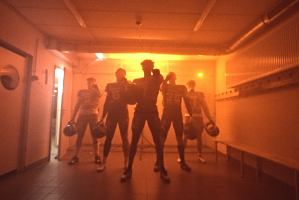 Behind-the-scenes Aufnahme aus Trailer Production Solingen Paladins, Shot 02